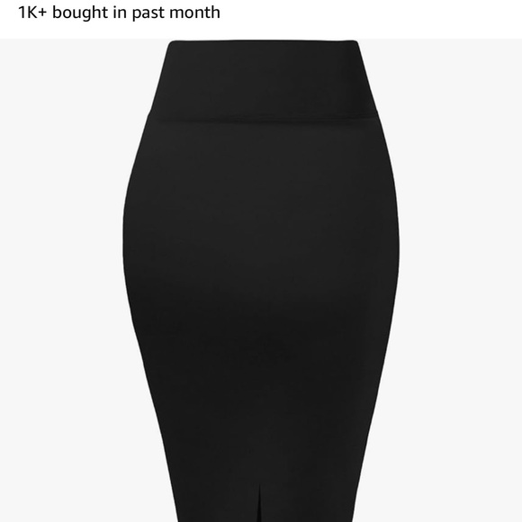 Hybrid & Company black Ladies Pencil skirt - size Large - Picture 2 of 6